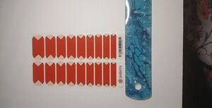 Jamberry Bold Red Print Nail Wraps